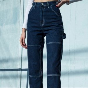 Ariana Dark Wash Painter Pants